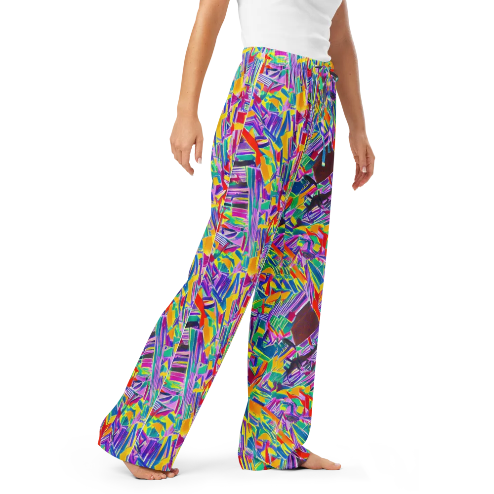 Spectrum Shuffle on Women's Pajama Pants — Right Front