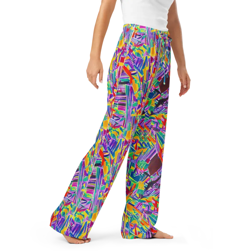Spectrum Shuffle on Women's Pajama Pants — Right Front