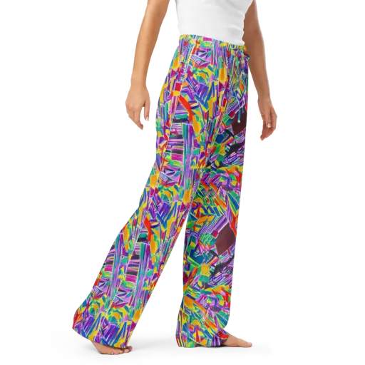 Spectrum Shuffle on a Women's Pajama Pants