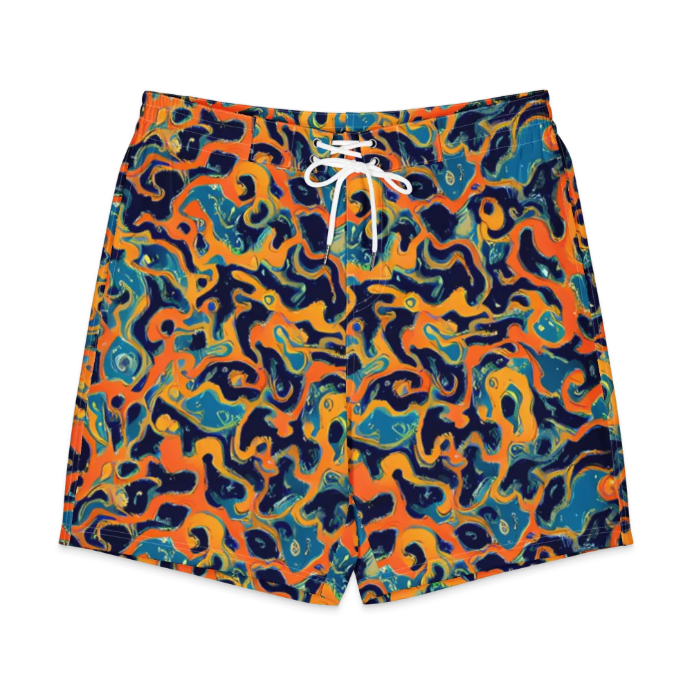 Neon Mariner on Men's Board Shorts — Front