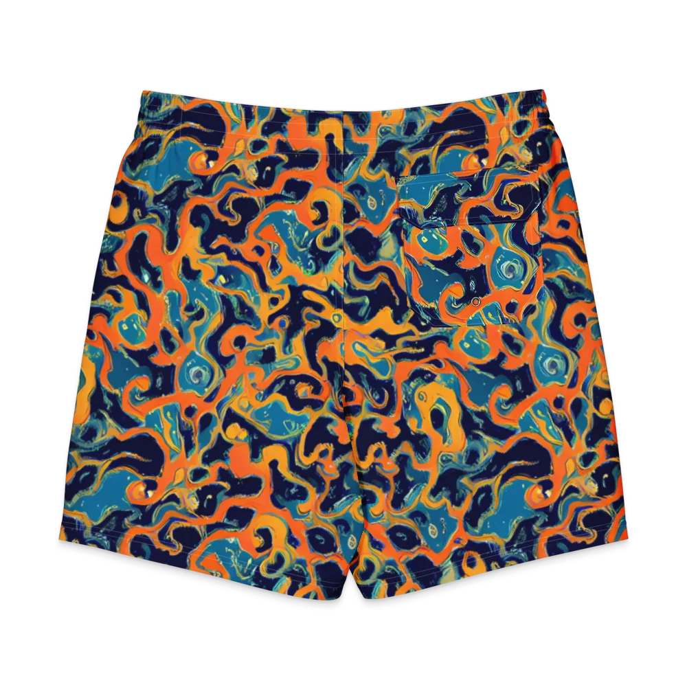 Neon Mariner on Men's Board Shorts — Back