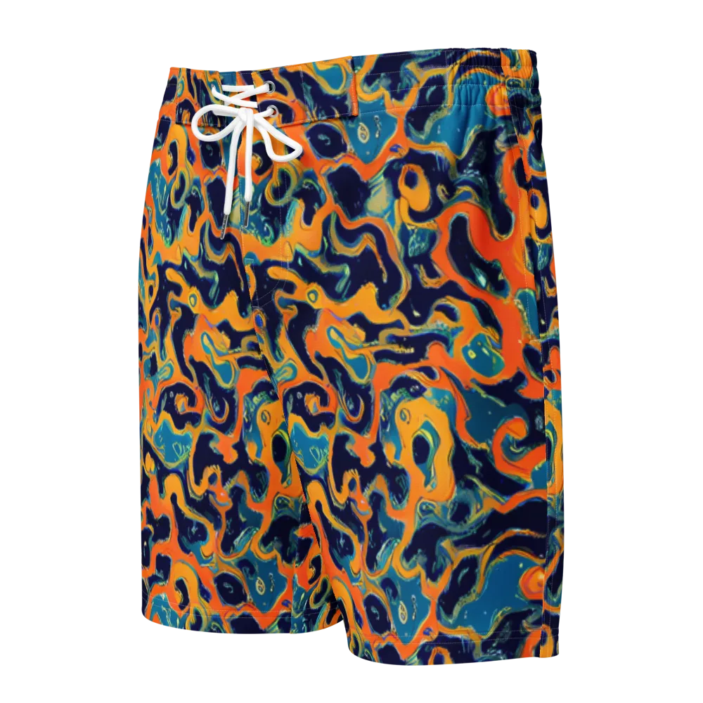 Neon Mariner on Men's Board Shorts — Front