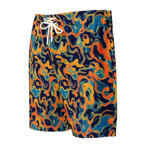 Neon Mariner on a Men's Board Shorts