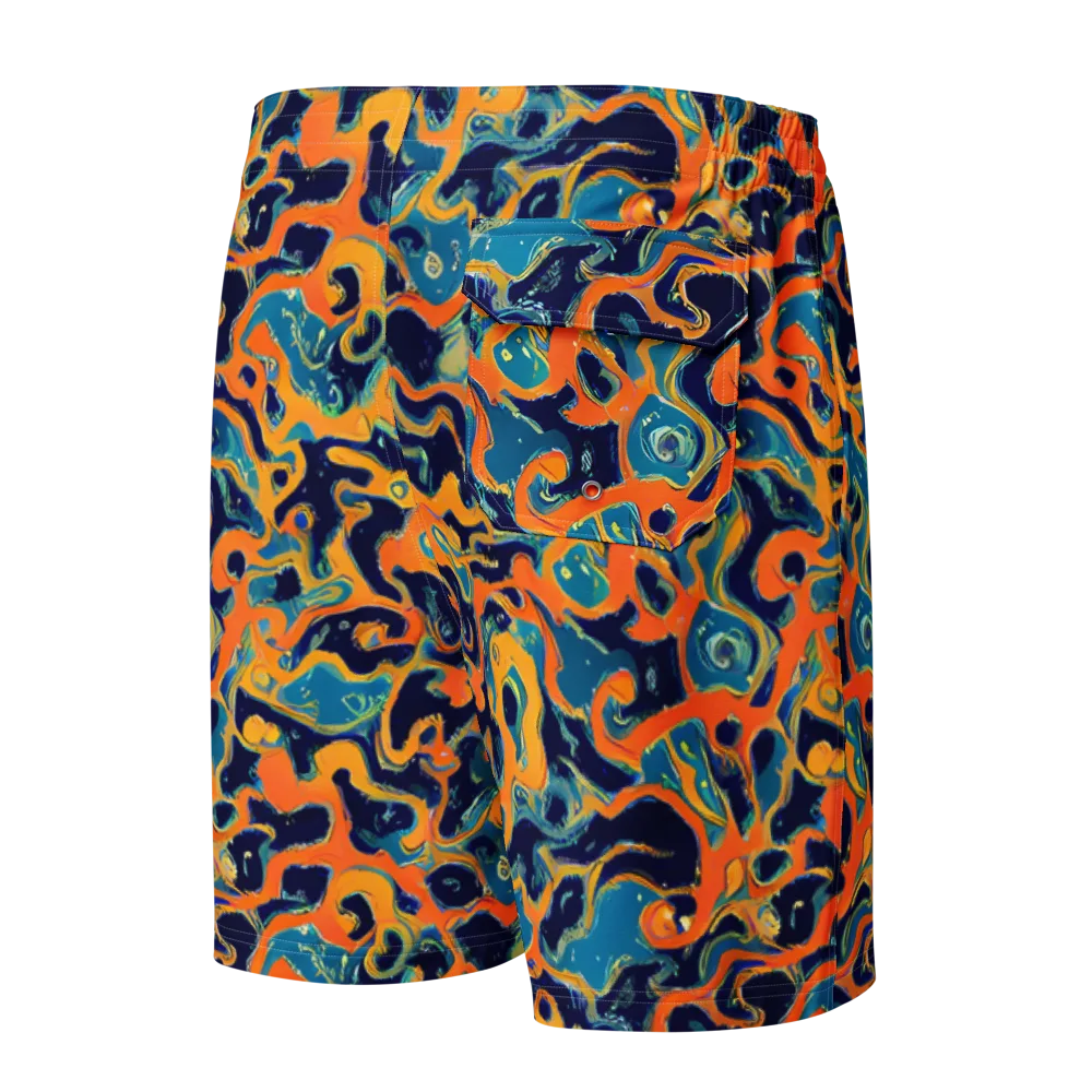 Neon Mariner on Men's Board Shorts — Back