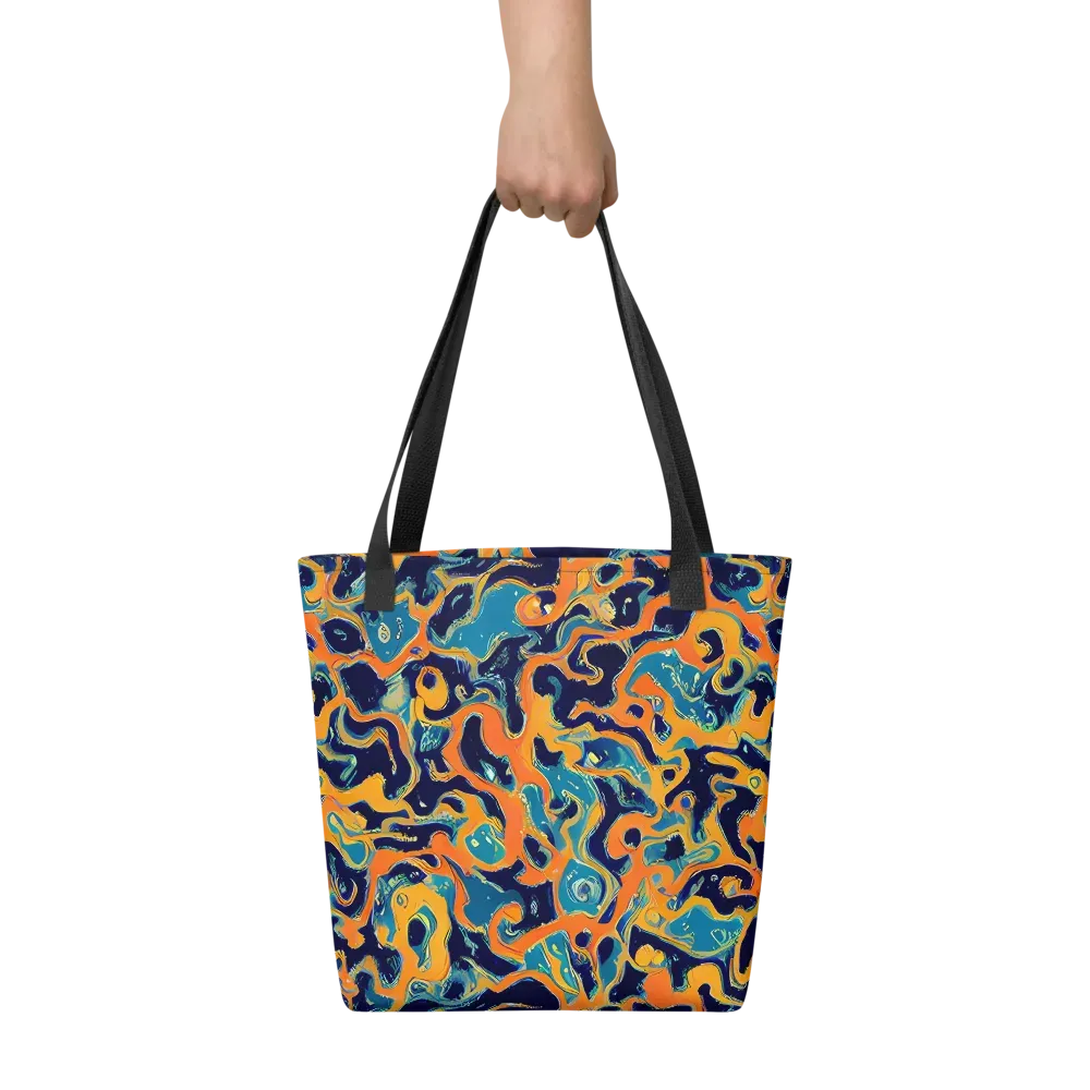 Neon Mariner on Tote Bag — Front