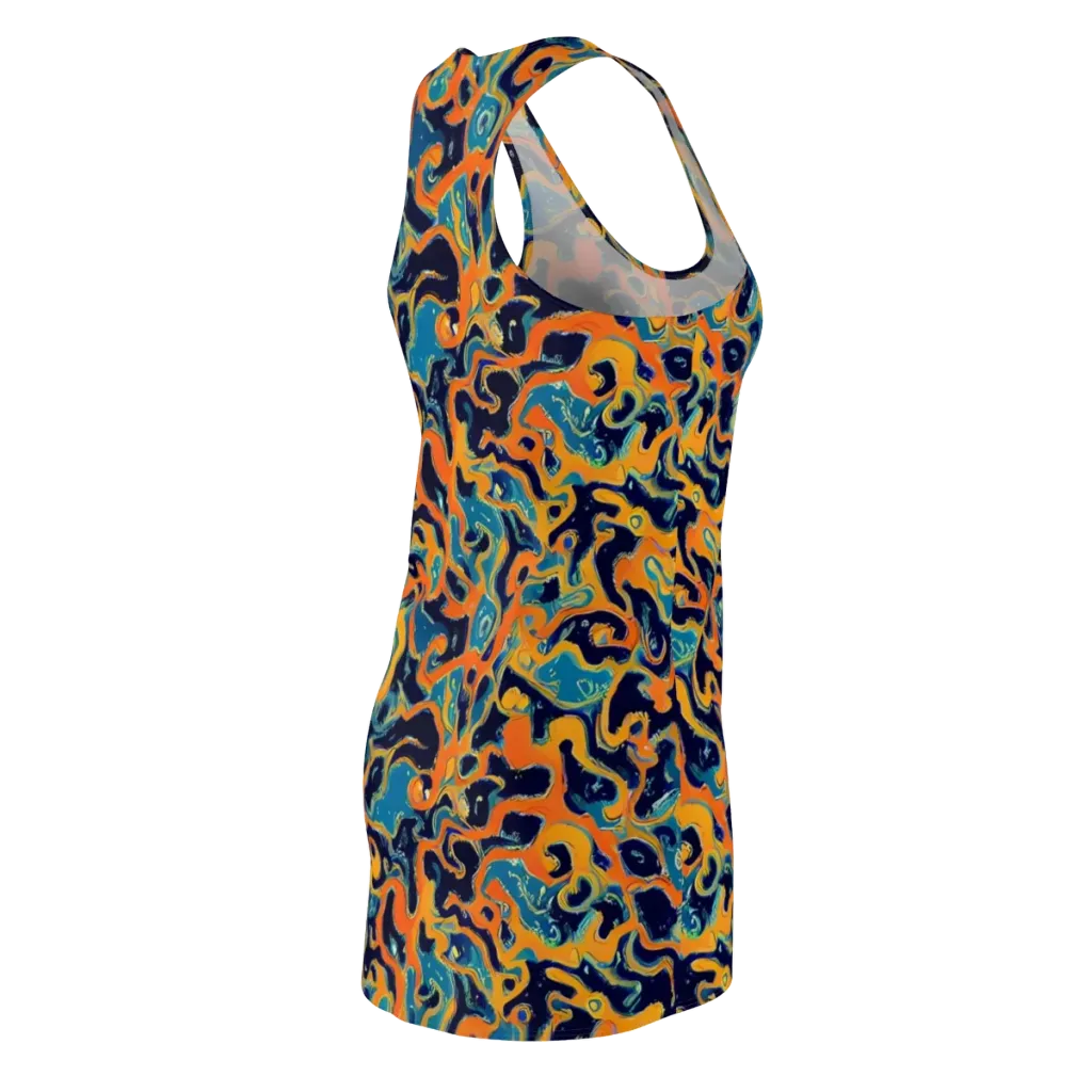 Neon Mariner on Racerback Dress — Back Side