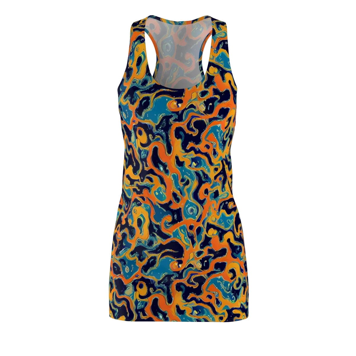 Neon Mariner on Racerback Dress — Front