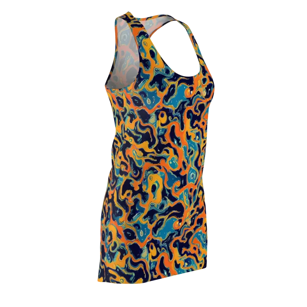 Neon Mariner on Racerback Dress — Front Side