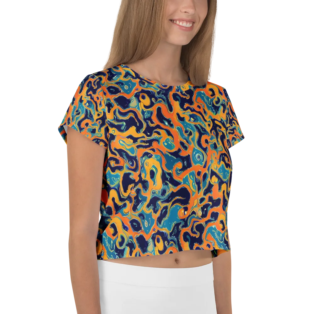 Neon Mariner on Crop Tee — Right