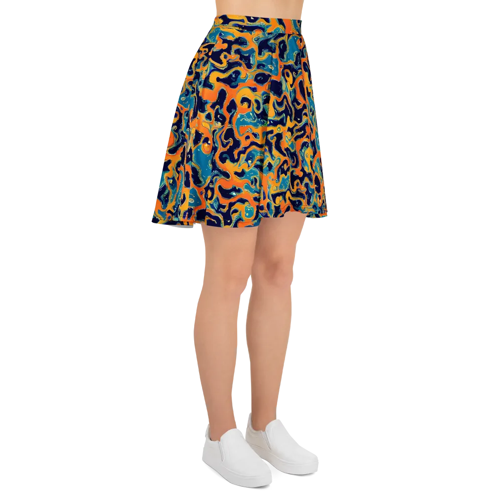Neon Mariner on Skater Skirt — Right