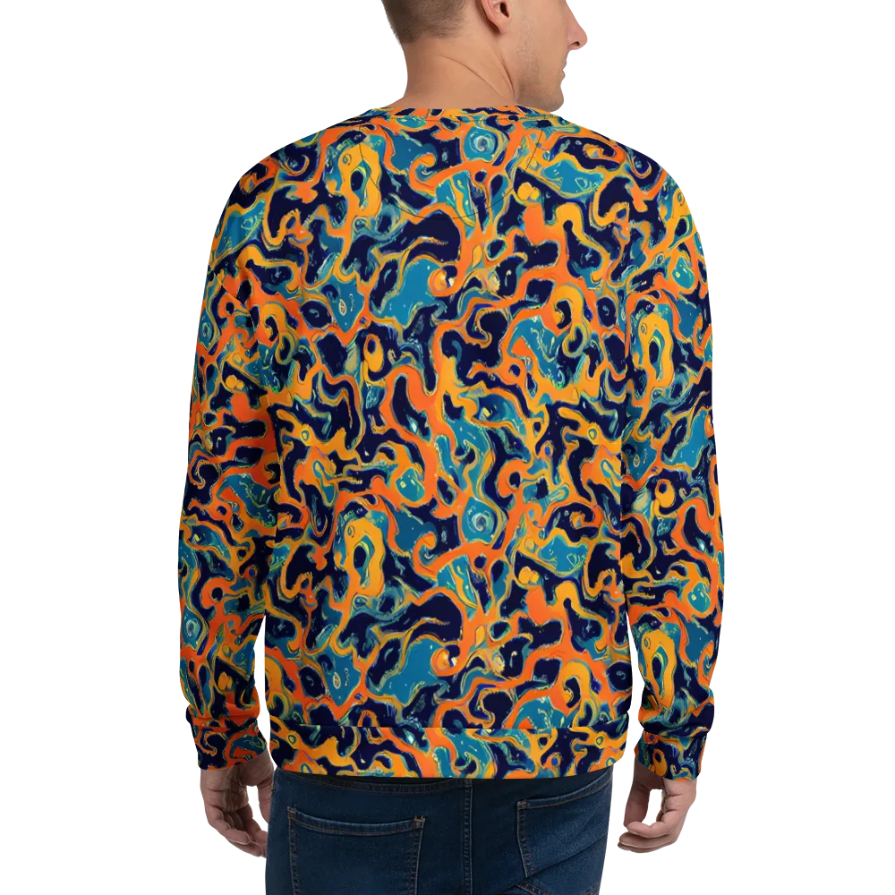 Neon Mariner on Sweatshirt — Back