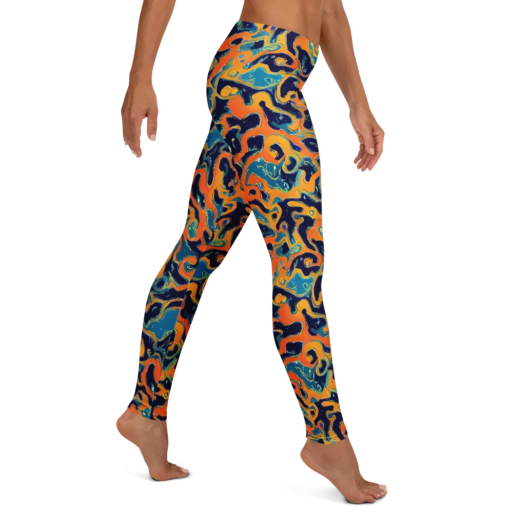 Neon Mariner on Leggings — Right