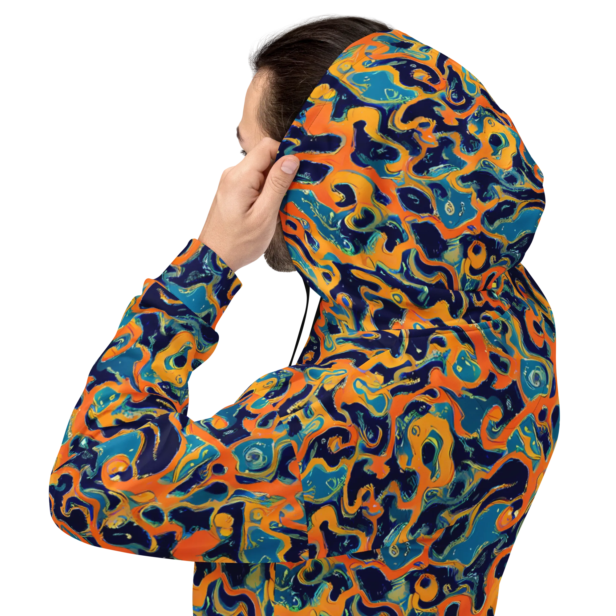 Neon Mariner on Hoodie — Back