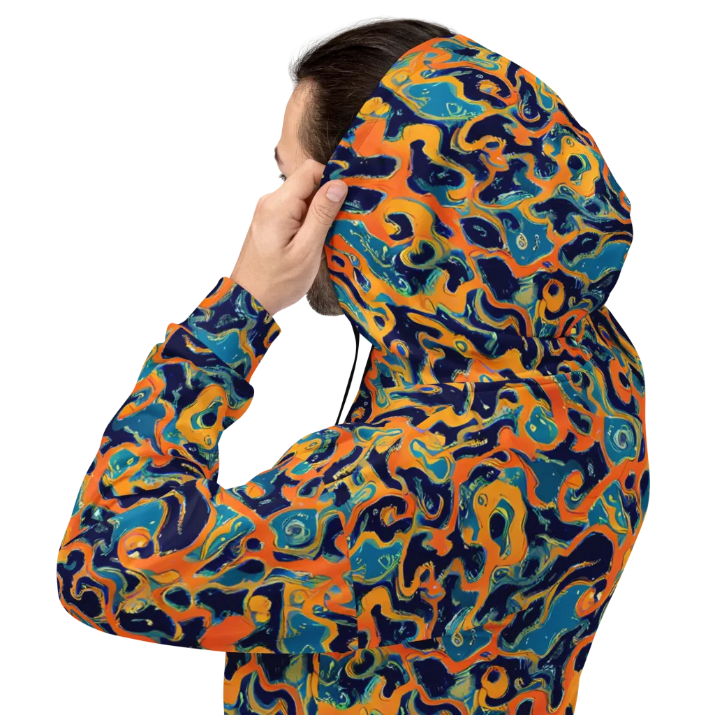 Neon Mariner on Hoodie — Back