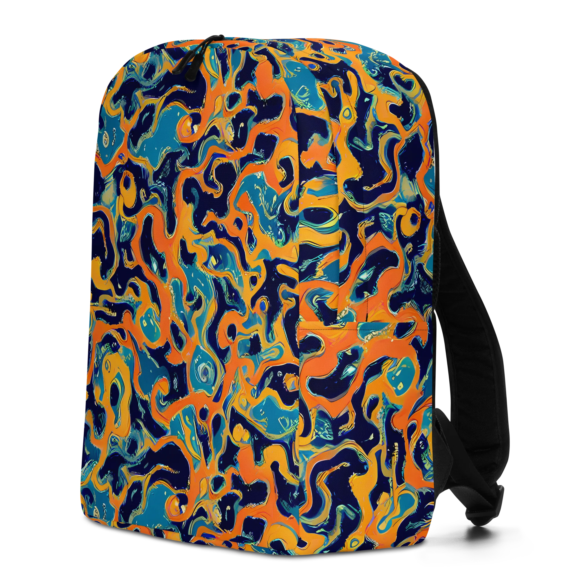 Neon Mariner on Minimalist Backpack — Left