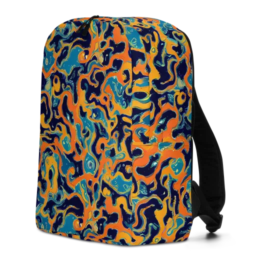 Neon Mariner on a Minimalist Backpack