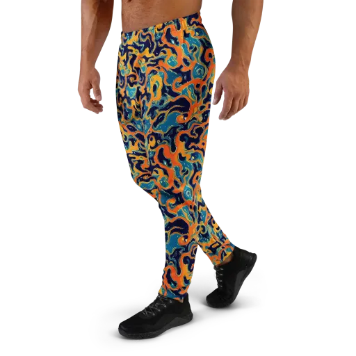 Neon Mariner on a Men's Joggers