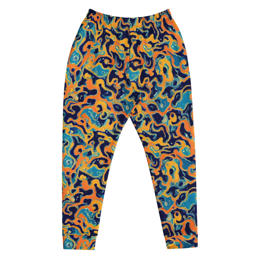 Neon Mariner on Men's Joggers — Front