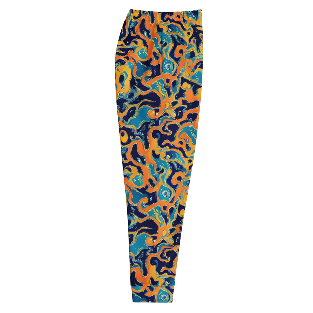 Neon Mariner on Men's Joggers — Right