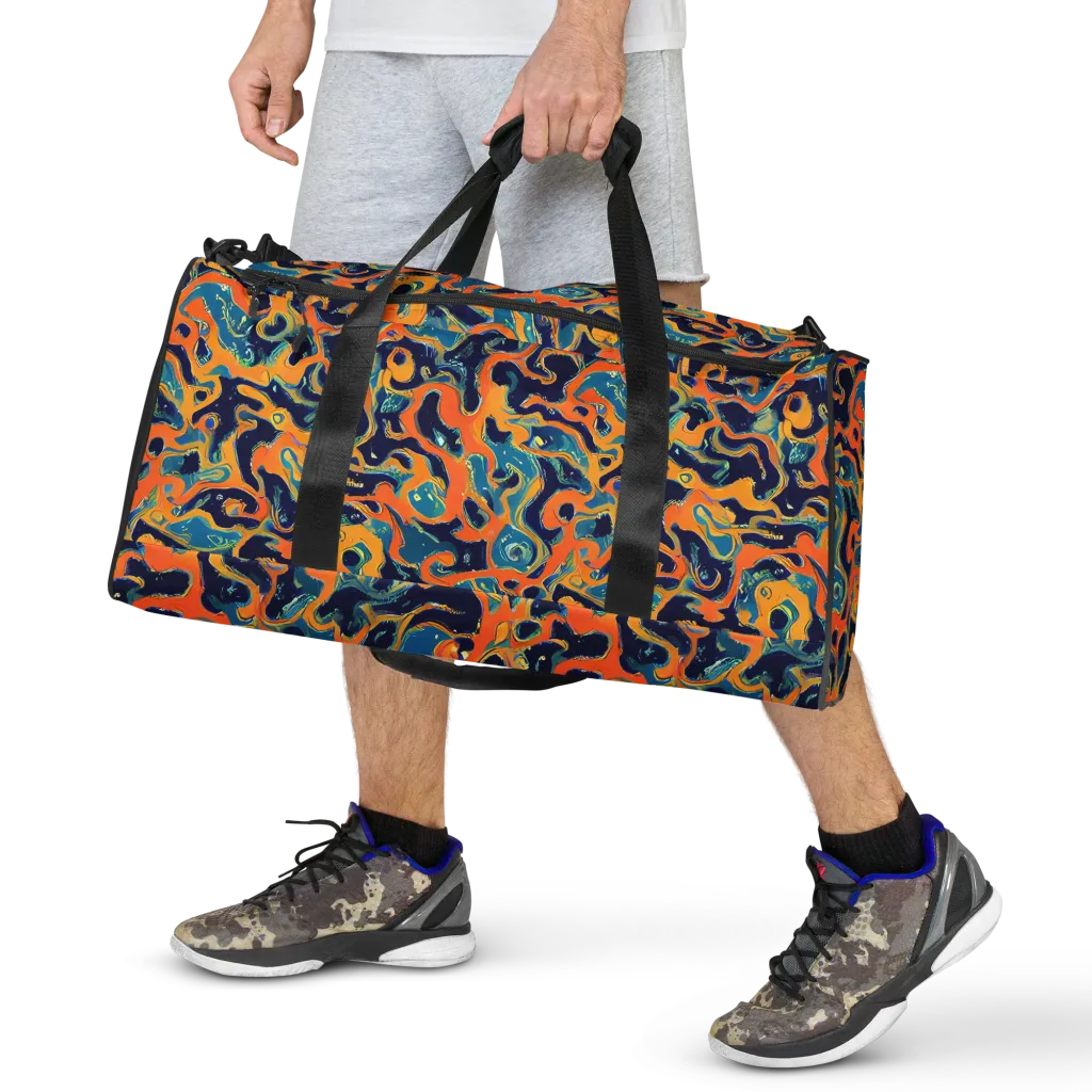 Neon Mariner on Duffle Bag — Front
