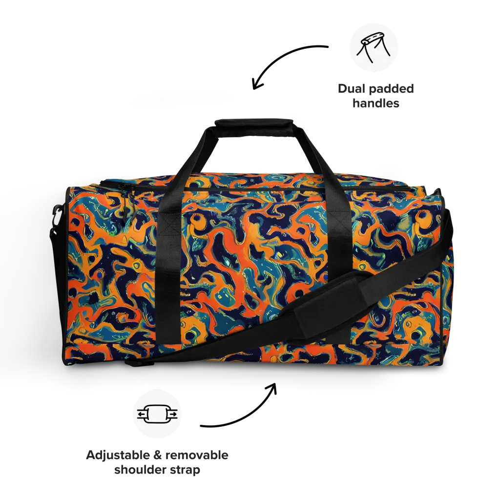 Neon Mariner on Duffle Bag — Front