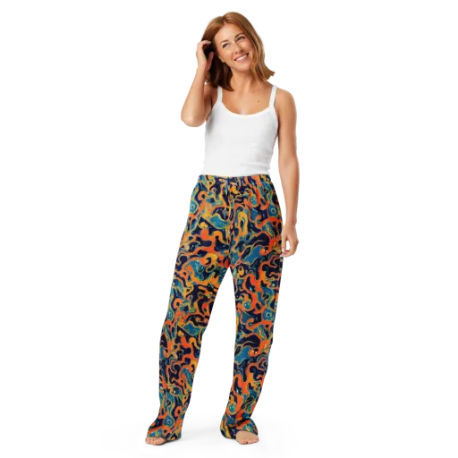 Neon Mariner on a Women's Pajama Pants