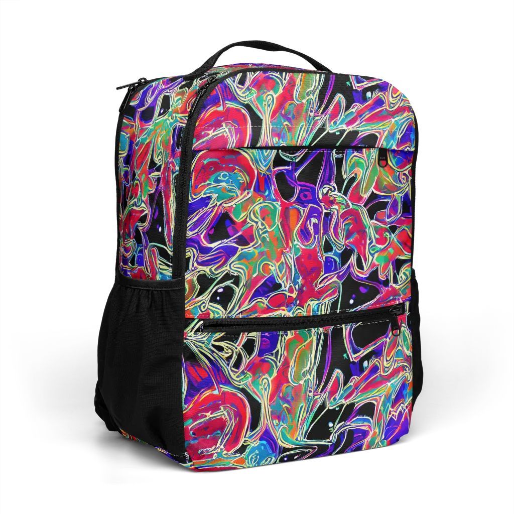Inkfire Filigree on Utility Backpack — Right Front
