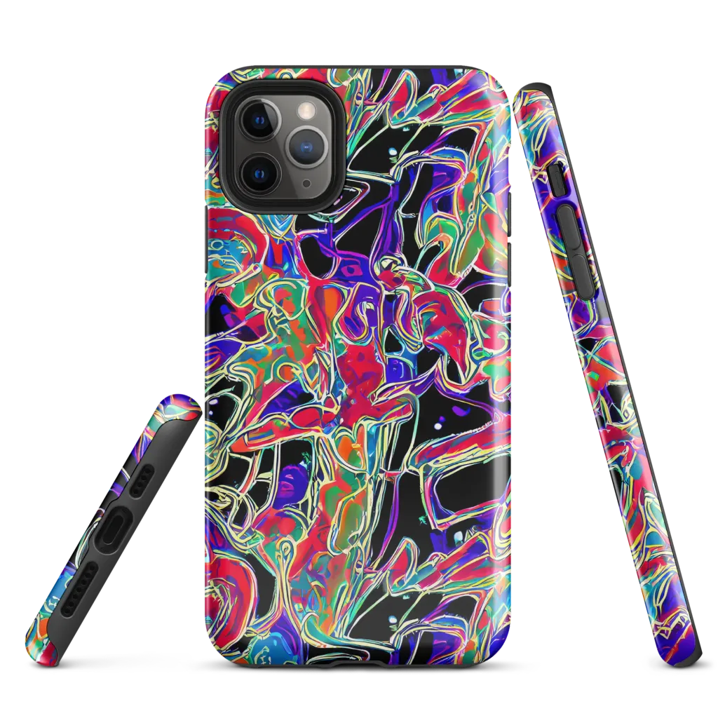 Inkfire Filigree on Tough Case for iPhone® — Front
