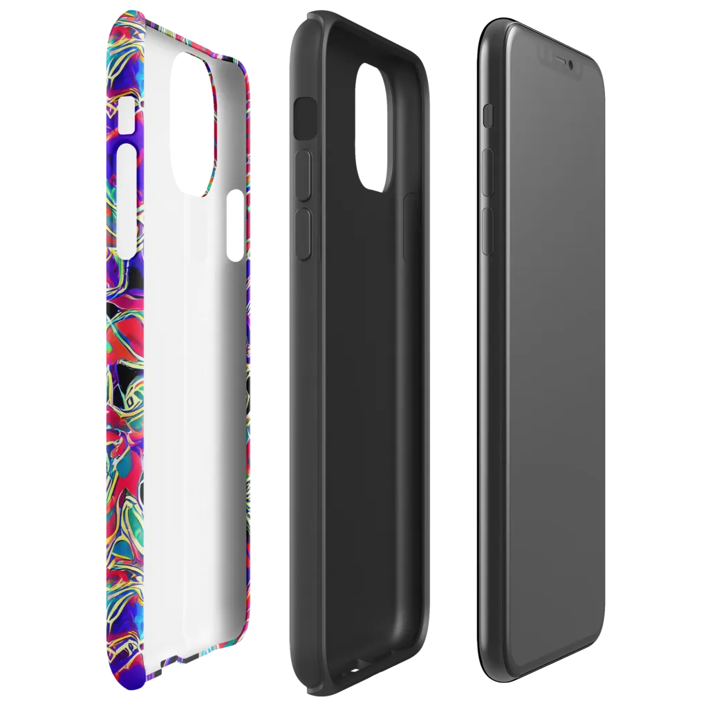 Inkfire Filigree on Tough Case for iPhone® — Right