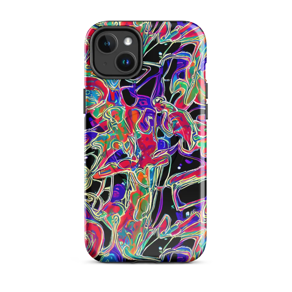 Inkfire Filigree on MagSafe Tough Case for iPhone® — Front