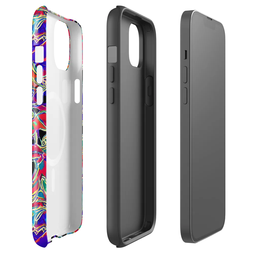 Inkfire Filigree on MagSafe Tough Case for iPhone® — Front