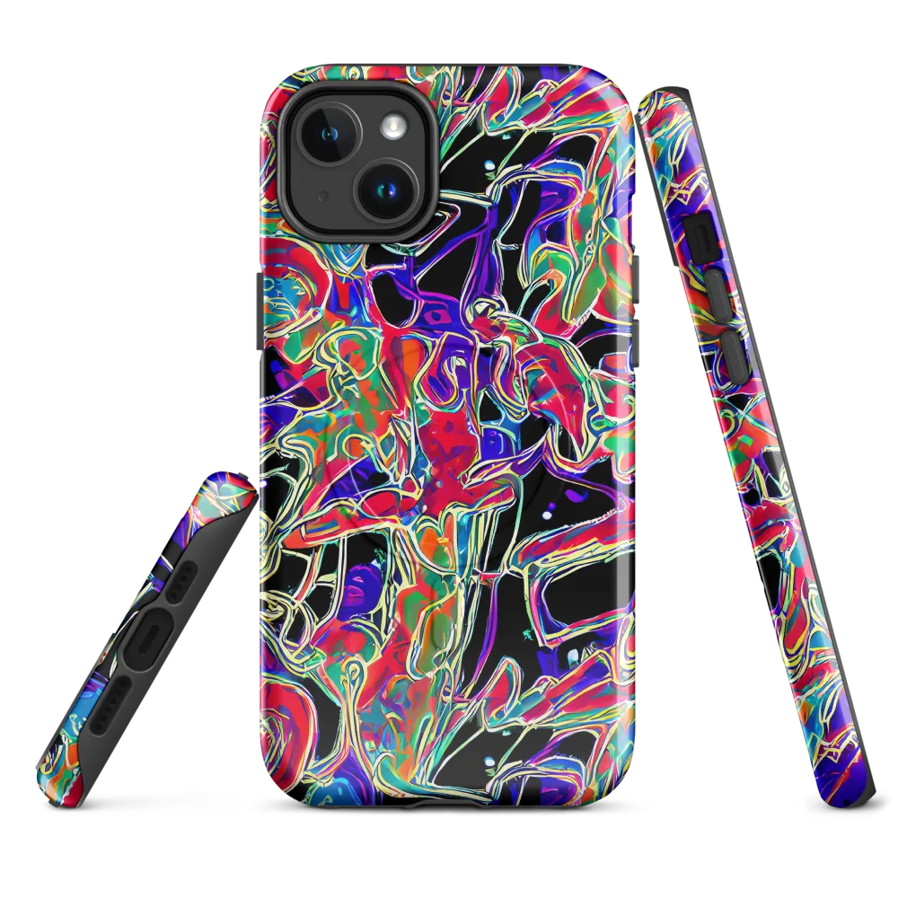 Inkfire Filigree on MagSafe Tough Case for iPhone® — Front