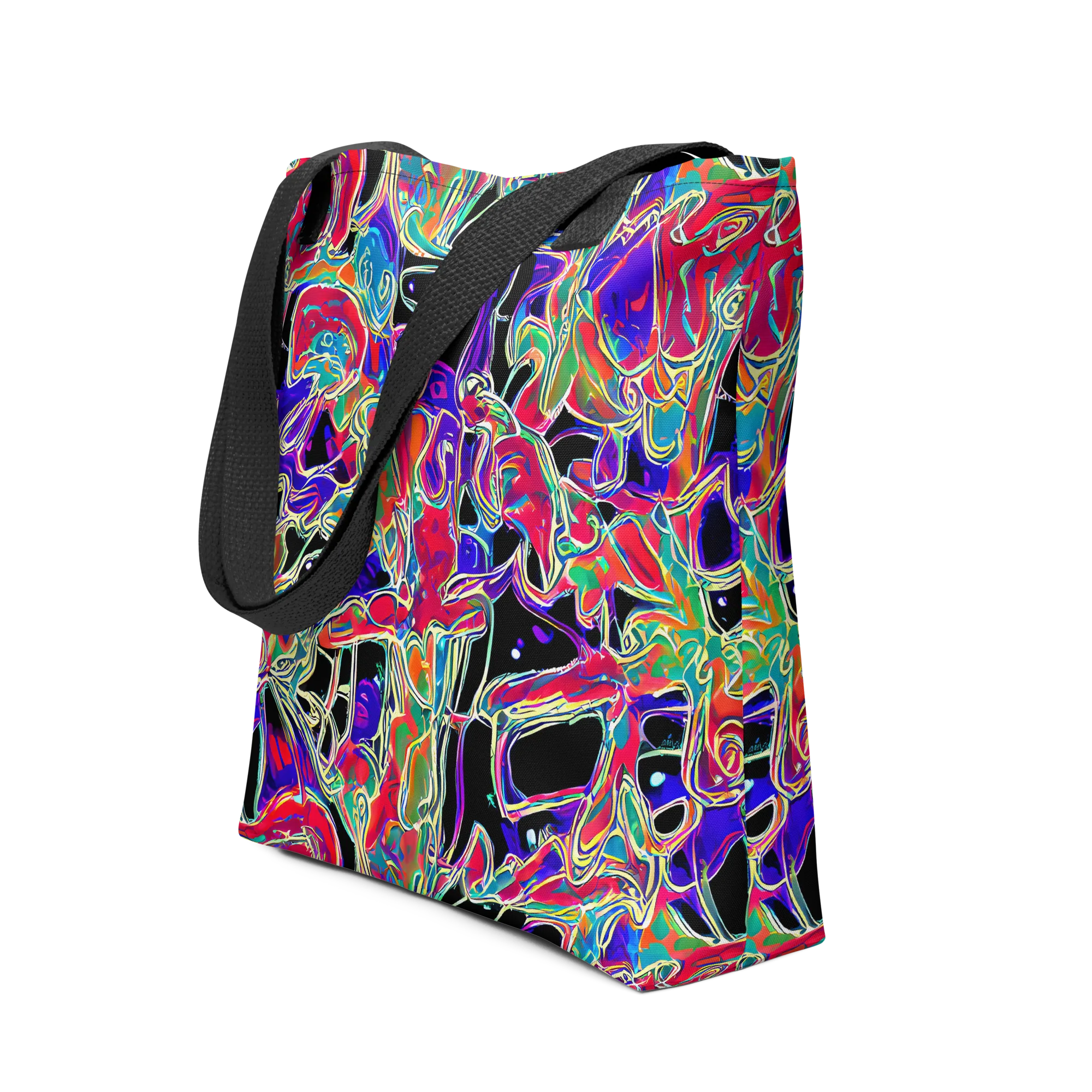 Inkfire Filigree on Tote Bag — Front