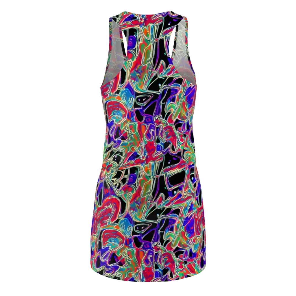 Inkfire Filigree on Racerback Dress — Back