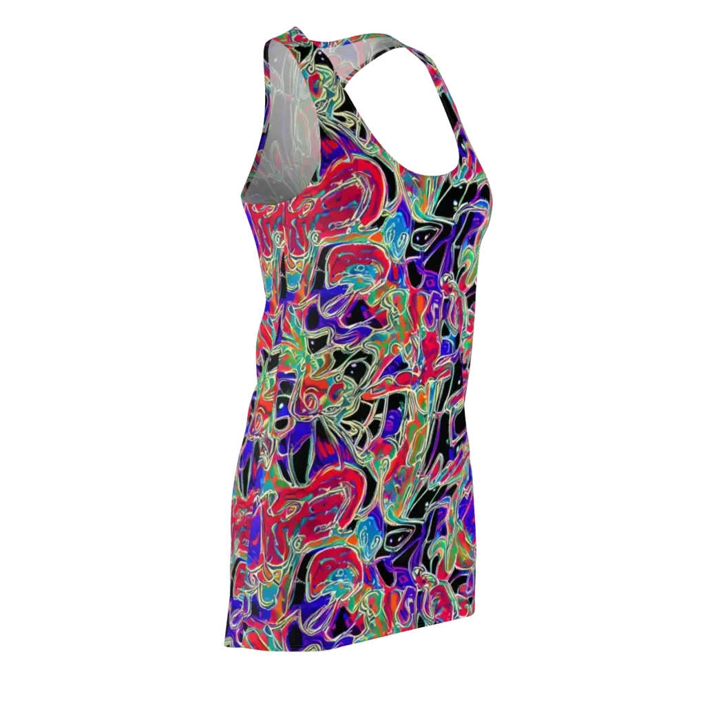 Inkfire Filigree on Racerback Dress — Front Side