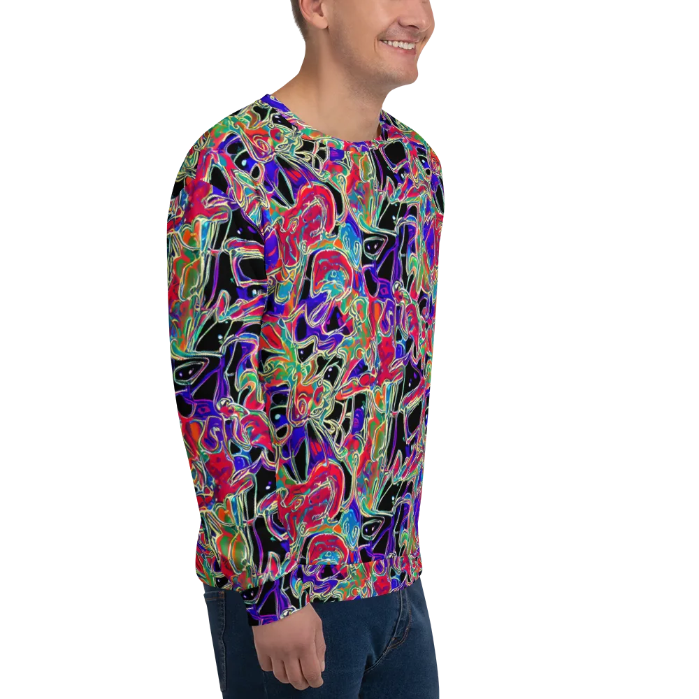 Inkfire Filigree on Sweatshirt — Right Front
