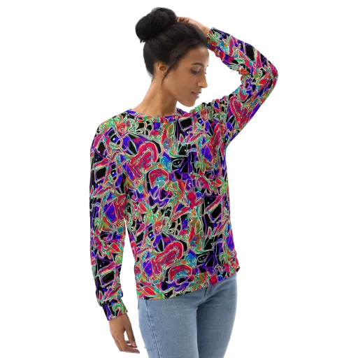 Inkfire Filigree on a Sweatshirt