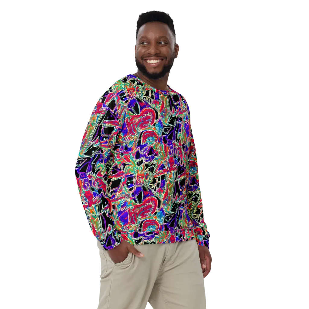 Inkfire Filigree on Sweatshirt — Front