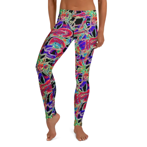 Inkfire Filigree on a Leggings