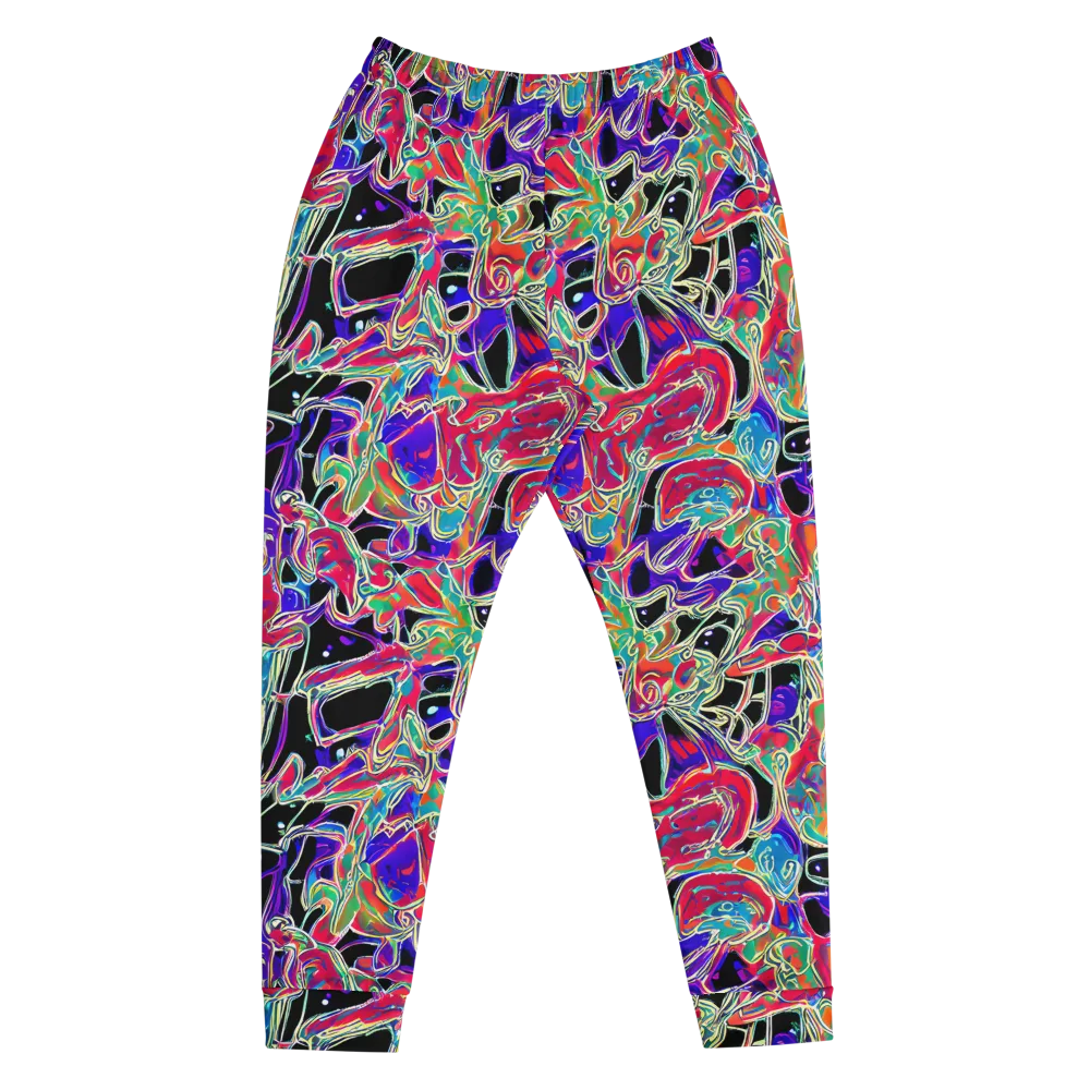Inkfire Filigree on Men's Joggers — Front