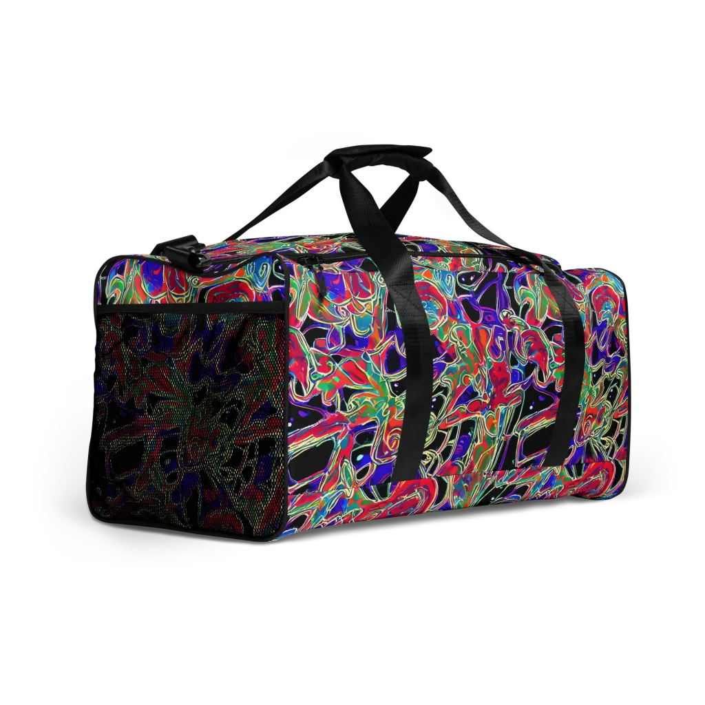 Inkfire Filigree on Duffle Bag — Right Front