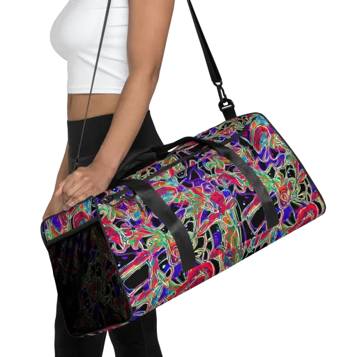 Inkfire Filigree on a Duffle Bag