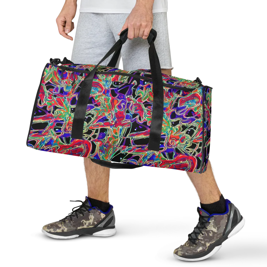 Inkfire Filigree on Duffle Bag — Front