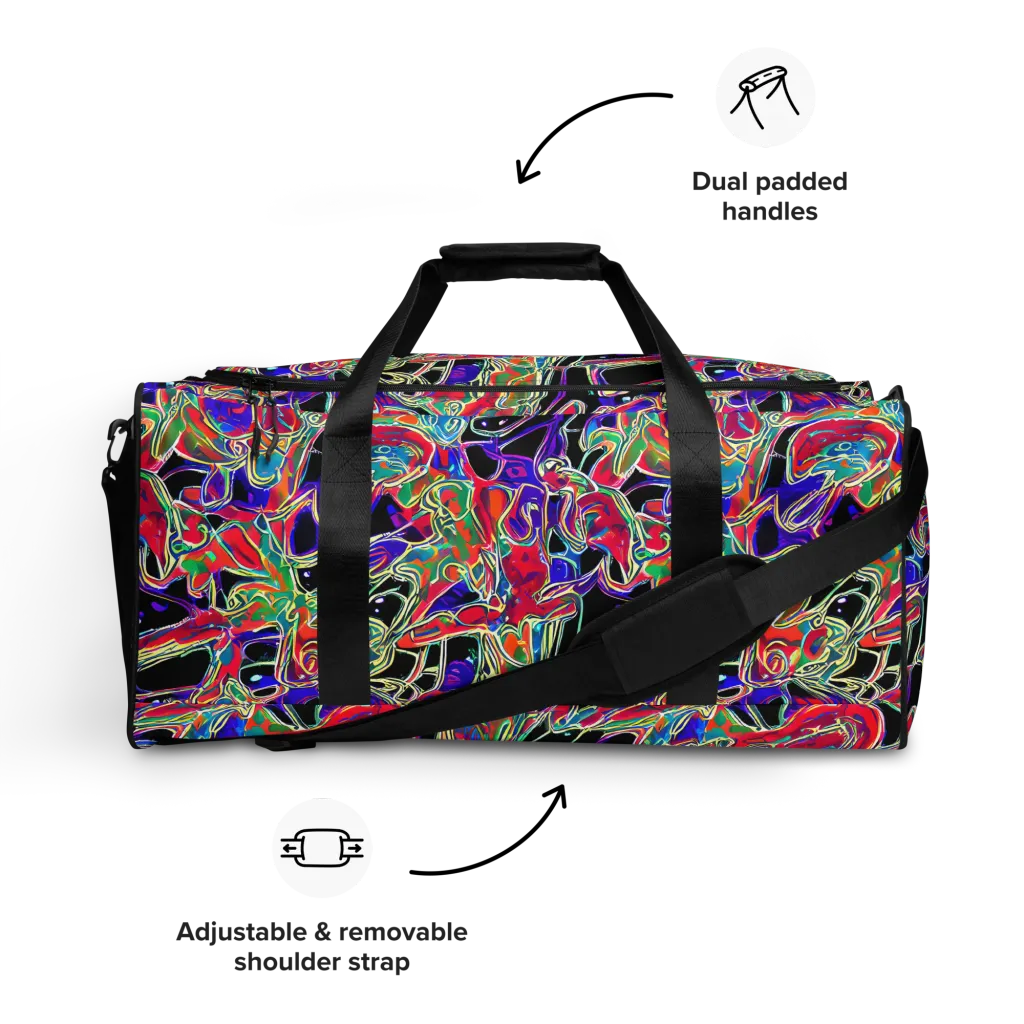 Inkfire Filigree on Duffle Bag — Front