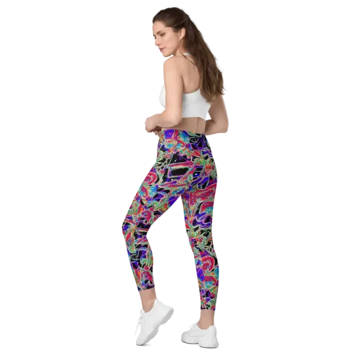 Inkfire Filigree on a Leggings with Pockets