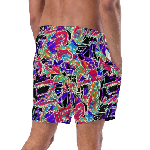 Inkfire Filigree on a Swim Trunks
