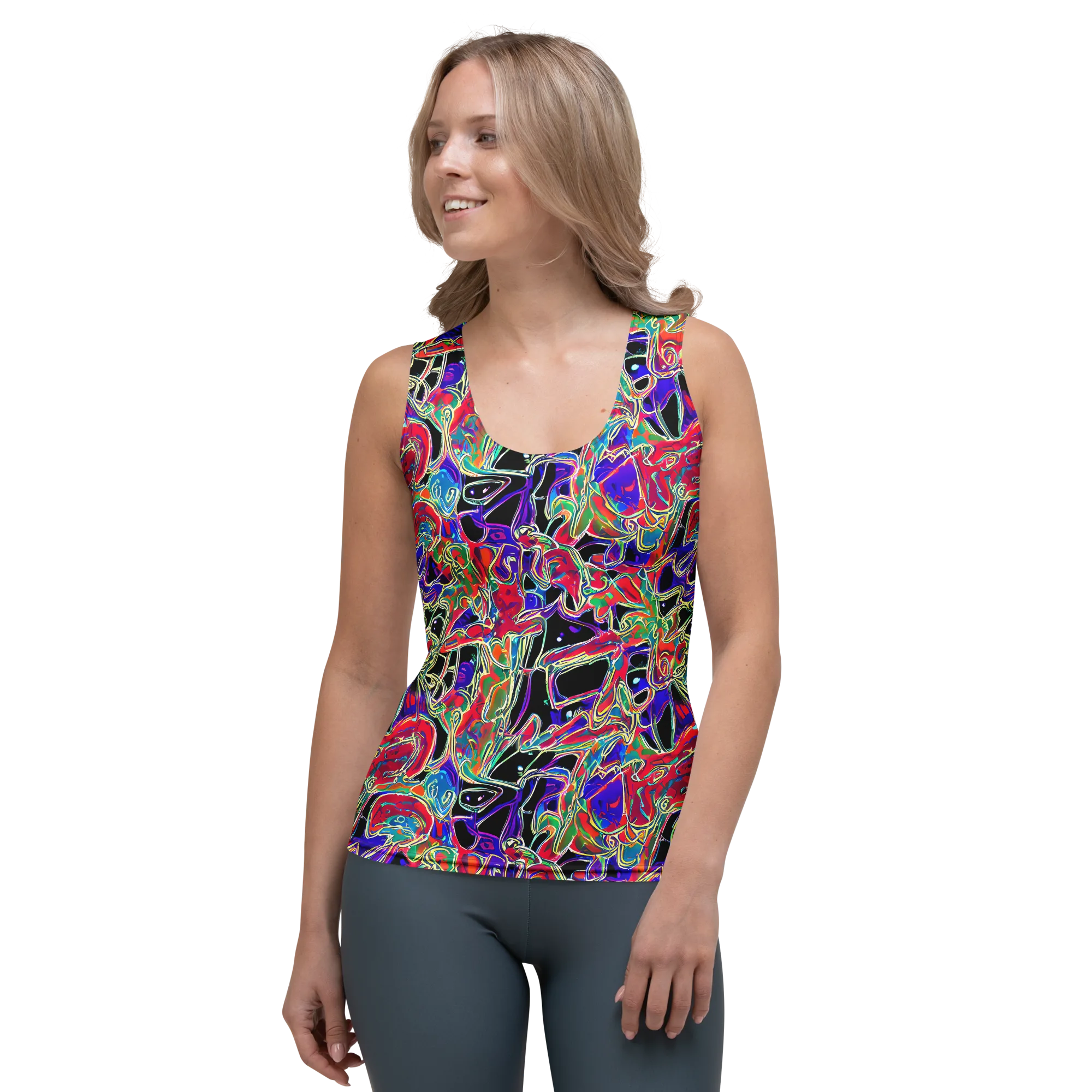 Inkfire Filigree on Women's Tank Top — Front
