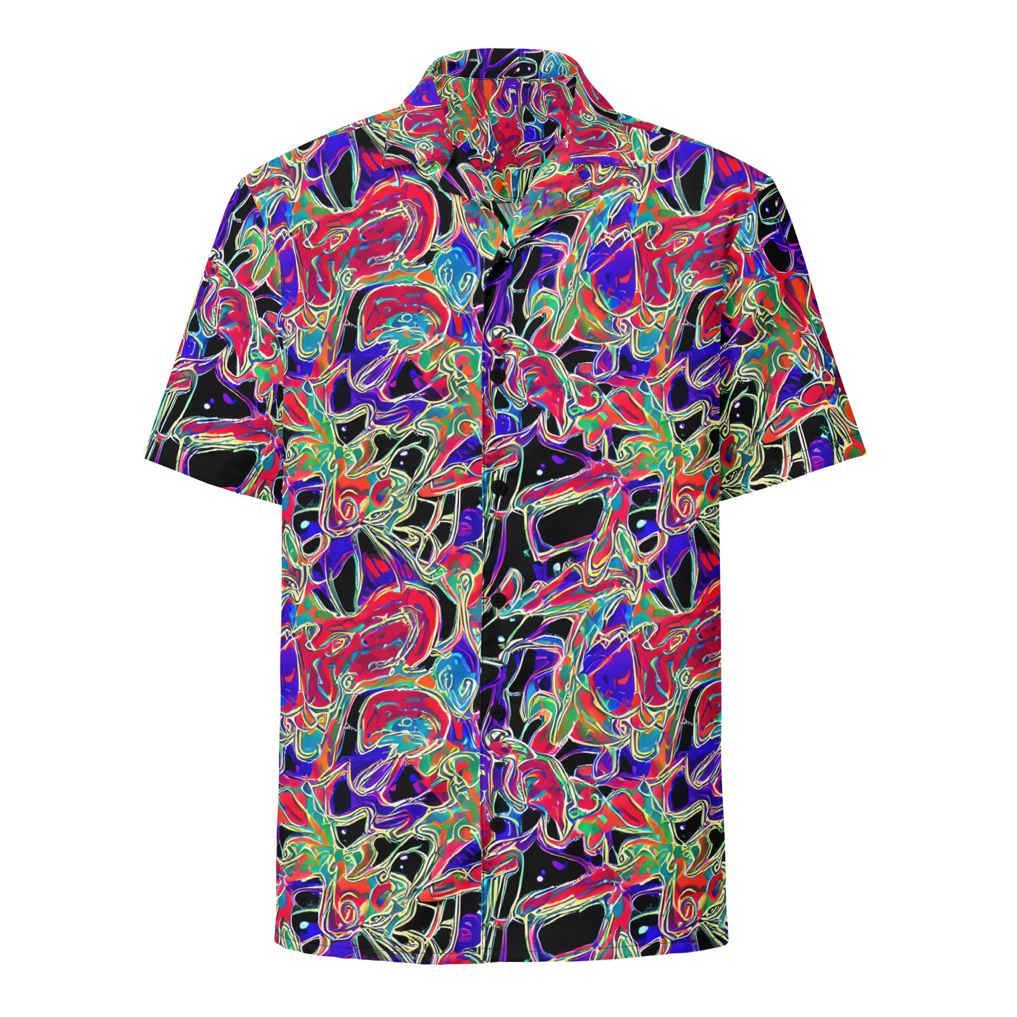 Inkfire Filigree on Button Shirt — Front