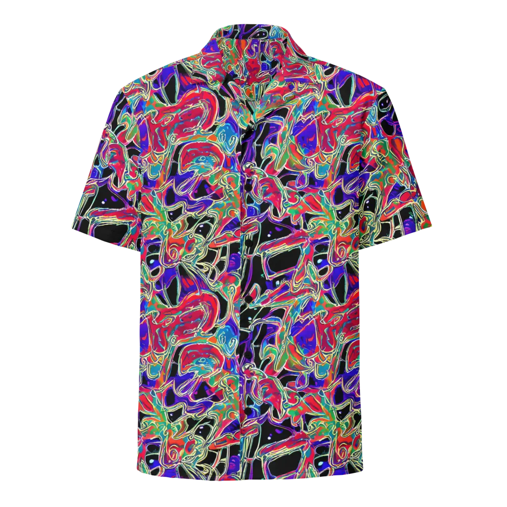 Inkfire Filigree on Button Shirt — Front