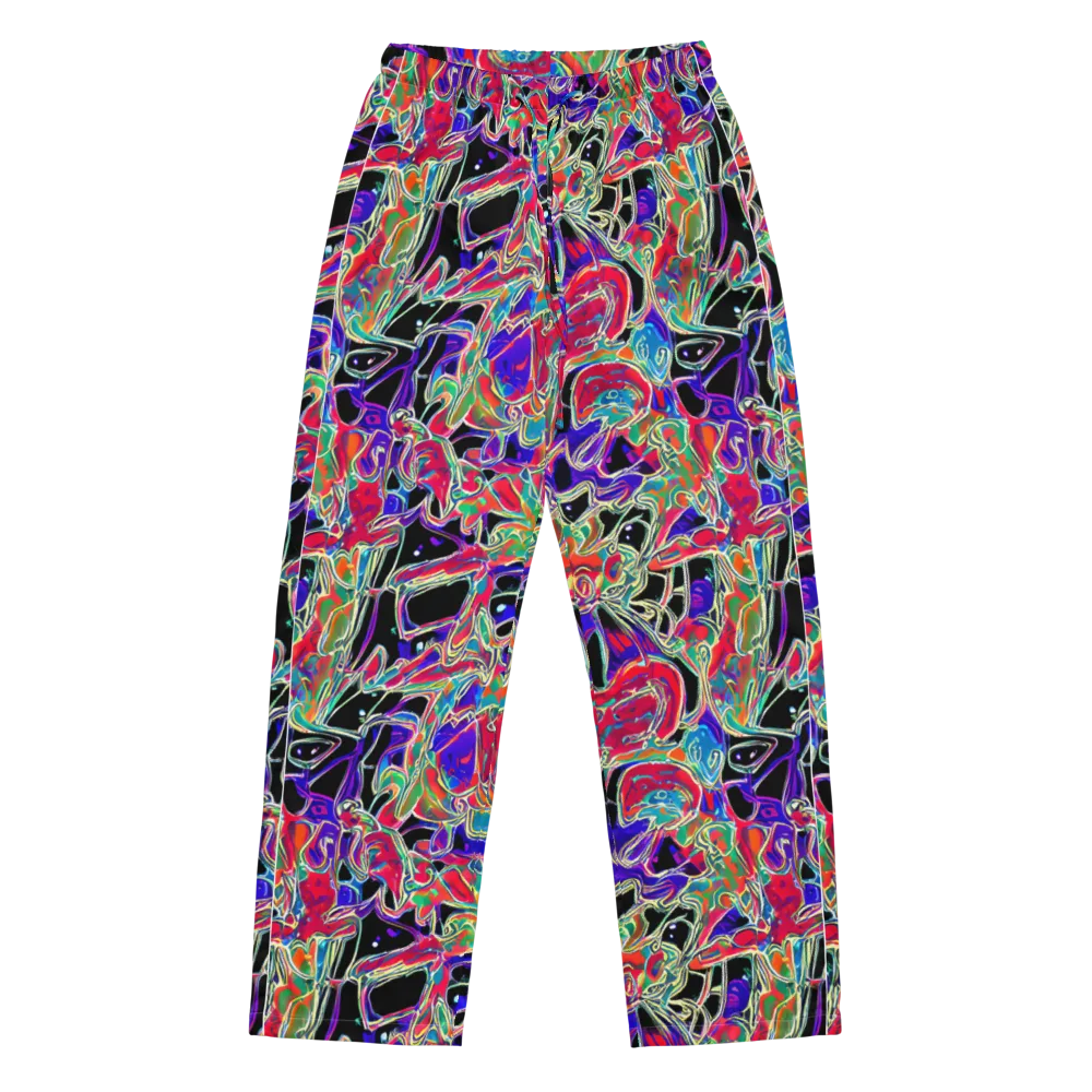 Inkfire Filigree on Women's Pajama Pants — Front